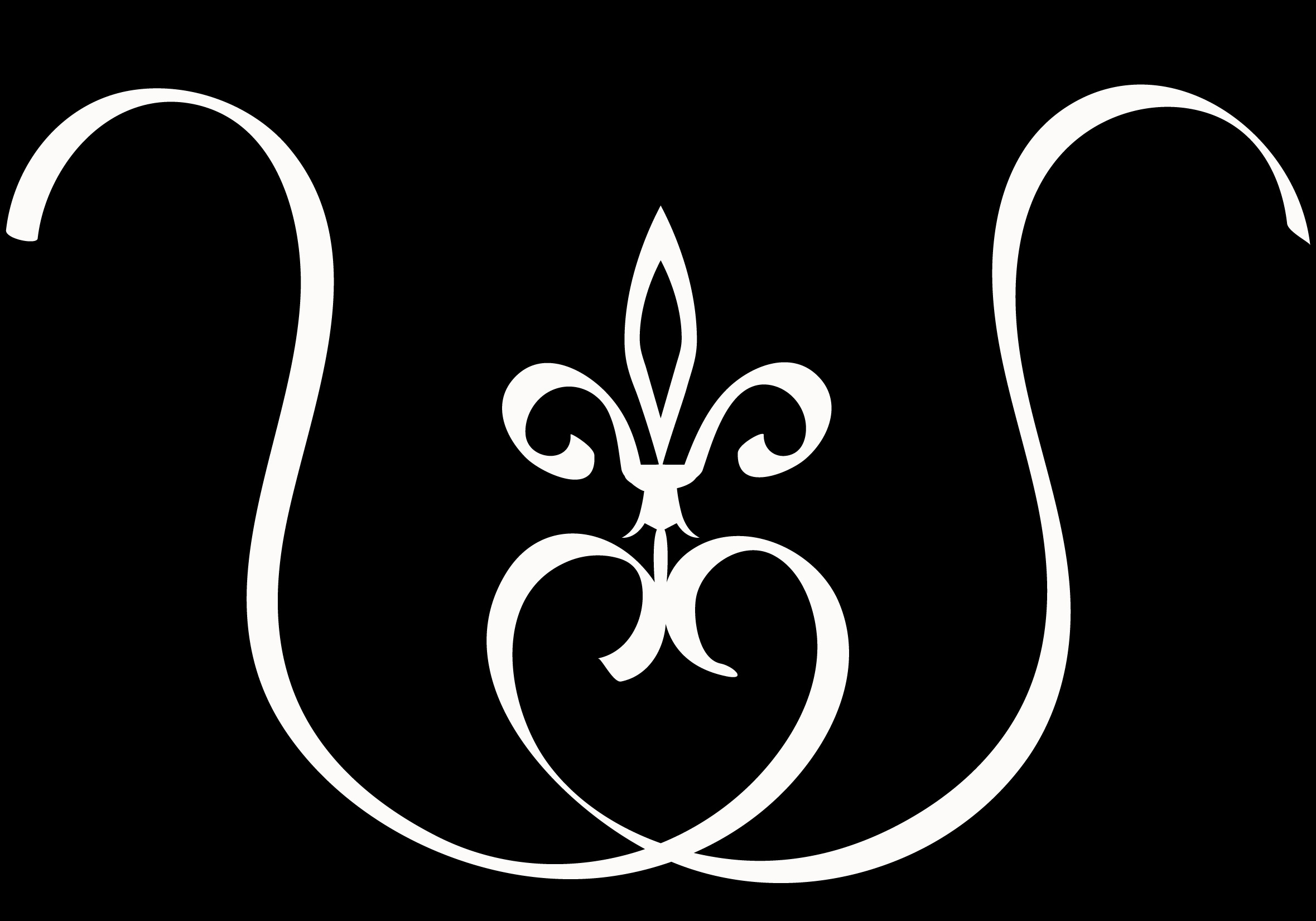 White monogram